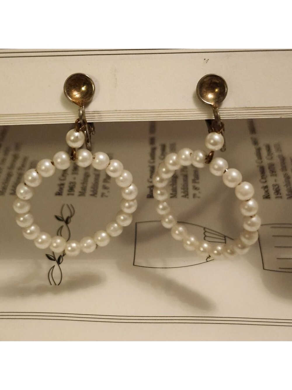 2/$12 SALE Vintage Clip On Earrings